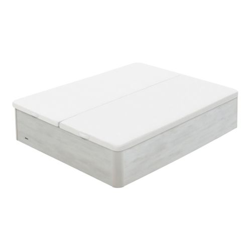 Sommier coffre 120x190 cm FLEX ROYAL blanc vue 3/4