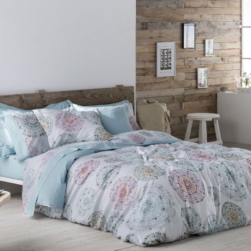 Housse De Couette 140x200 Cm 100% Coton - Motif Toucans Et Jungle Vert/bleu, Réversible - Fabriquée En France, Qualité OEKO-TEX - 4