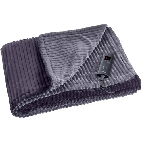 Plaid Chauffant 140x180 cm Gris - Ct8707