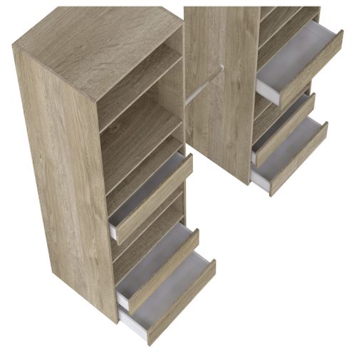 Kit dressing L. 177 cm JIMMY imitation chêne