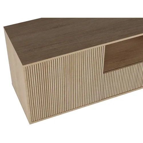 Meuble TV TASSO 180cm imitation chêne