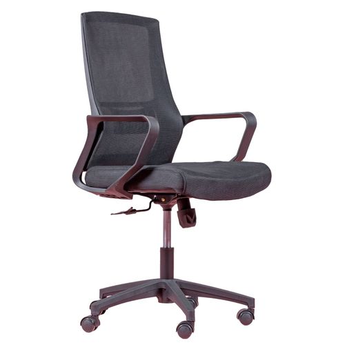 Chaise De Bureau  Réglable En Mesh Respirante Finitions Noires - Mesh, Noir, H.99cm, L.60cm, P.58cm