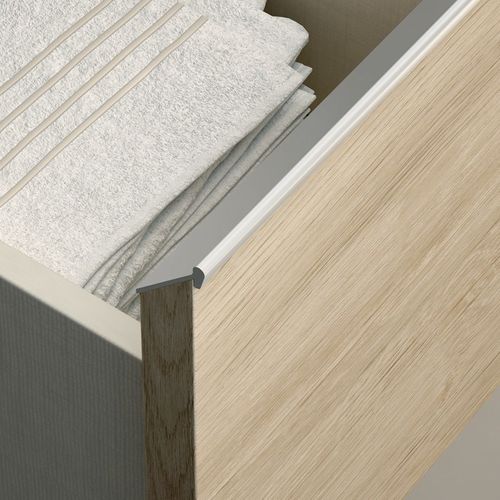 Meuble De Salle De Bain 80cm Simple Vasque - 3 Tiroirs - Sans Miroir - Palma - Ciment (gris)