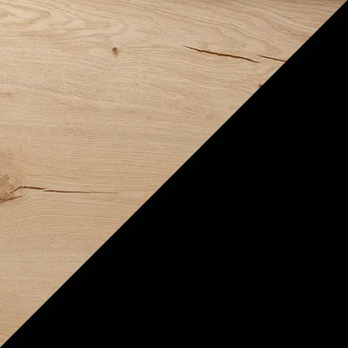 Meuble De Salle De Bain Sans Miroir Avec Vasques à Poser Rondes Alba - Noir - 120cm