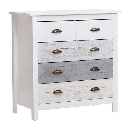 Commode 5 tiroirs MOANA Bois massif