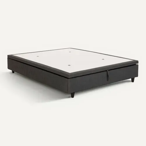 Sommier coffre 160x200 cm DREAMEA EDITION CELESTE vue 3/4