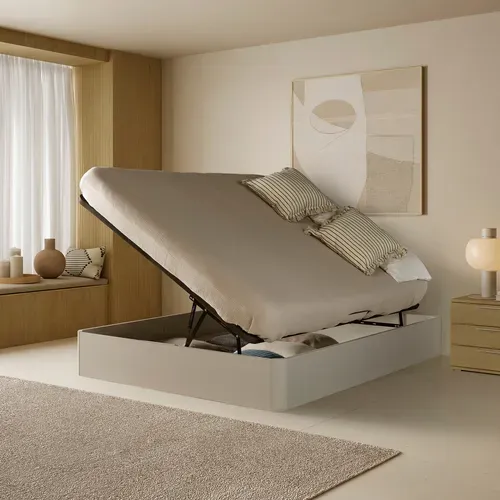 Sommier coffre 140x190 cm DREAMEA EDITION WANA vue d'ambiance 1