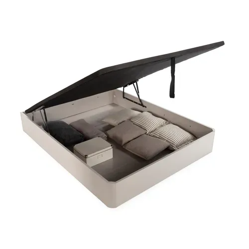 Sommier coffre 160x200 cm DREAMEA EDITION WANA vue de profil