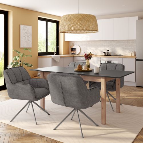 Fauteuil pivotant CLEA Gris