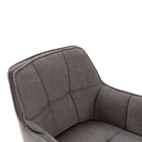 Fauteuil pivotant CLEA Gris vue détaillée