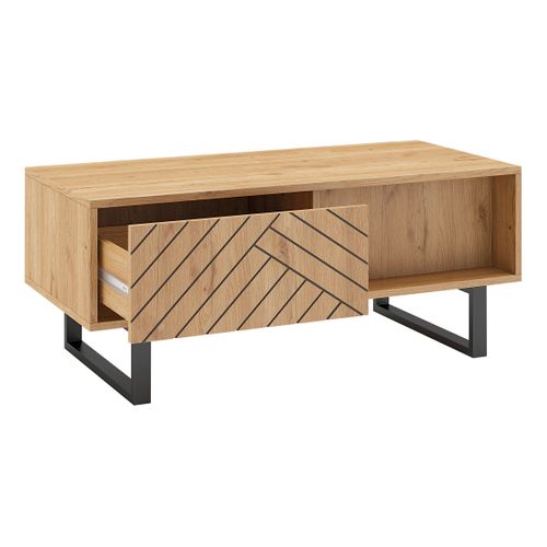 Table basse VANIA imitation chêne