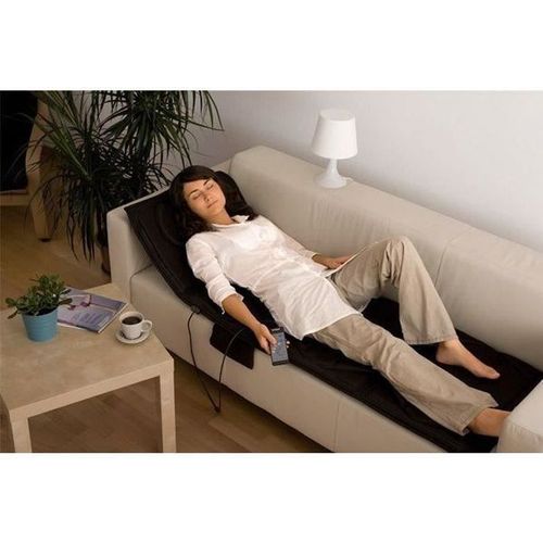 Matelas Massage - 6163 - 100% Polyester - 10 Moteurs - 5 Modes - 172 X 57 X 4cm - Noir