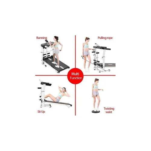 Tapis De Course Multifonctions Et Pliable Noir 1555