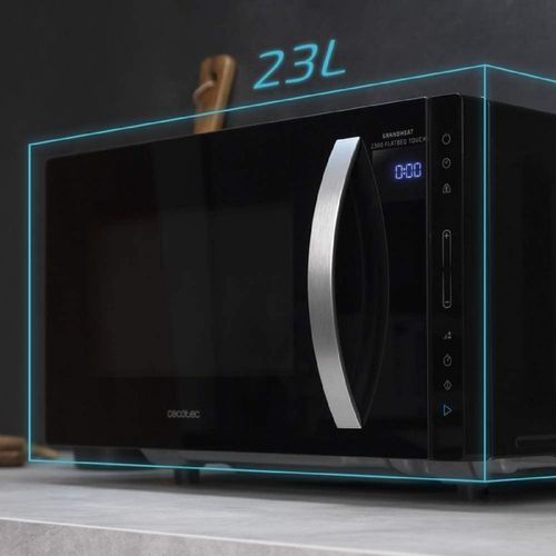 Micro-ondes Sans Plaque Grandheat 2300 Flatbed Touch Black. Capacité 23 Litres, Puissance 80