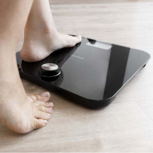 Balance Pèse-personne Avec Bouton-poussoir Ecopower 10000 Healthy Black