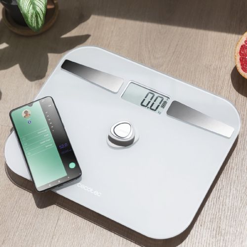 Balance Pèse-personne Avec Bouton-poussoir Surface Precision Ecopower 10200 Smart Healthy Wh