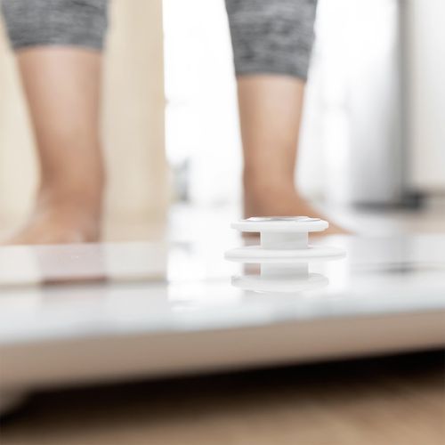 Balance Pèse-personne Avec Bouton-poussoir Surface Precision Ecopower 10200 Smart Healthy Wh