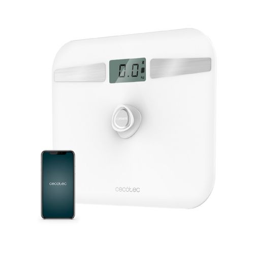 Balance Pèse-personne Avec Bouton-poussoir Surface Precision Ecopower 10200 Smart Healthy Wh