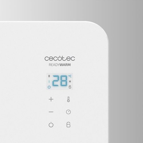 Convecteur Ready Warm 6650 Crystal Connection 1000w Wifi Blanc