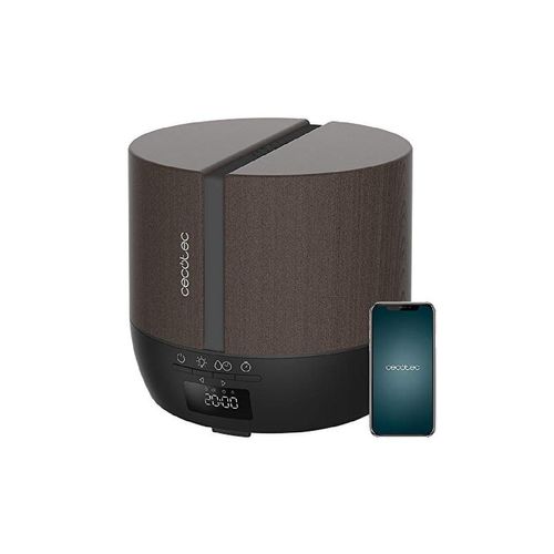 Diffuseur D'arômes Purearoma 550 Connected Black Woody. Capacité 500 Ml, Écran LED, Haut-par