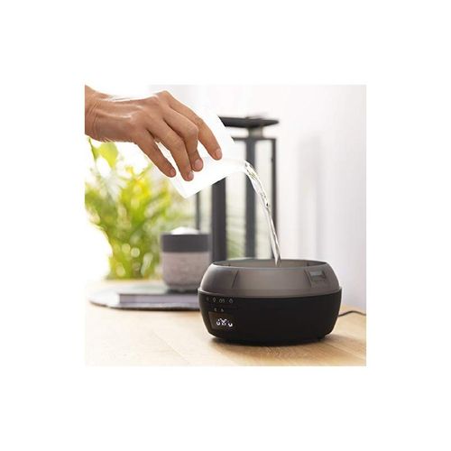 Diffuseur D'arômes Purearoma 550 Connected Black Woody. Capacité 500 Ml, Écran LED, Haut-par