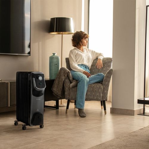 Radiateur Bain D’huile Readywarm 11000 Space 360º 2500w Noir