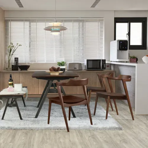 Pack 2 Chaises Venus, Couleur Noyer, Bois Massif