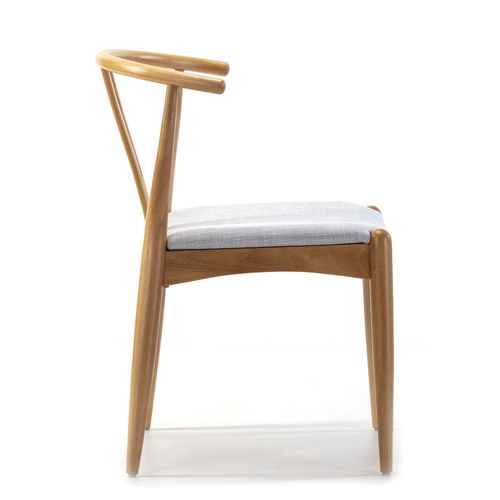 Pack 2 Chaises Rustic, Couleur Chêne, Bois Massif
