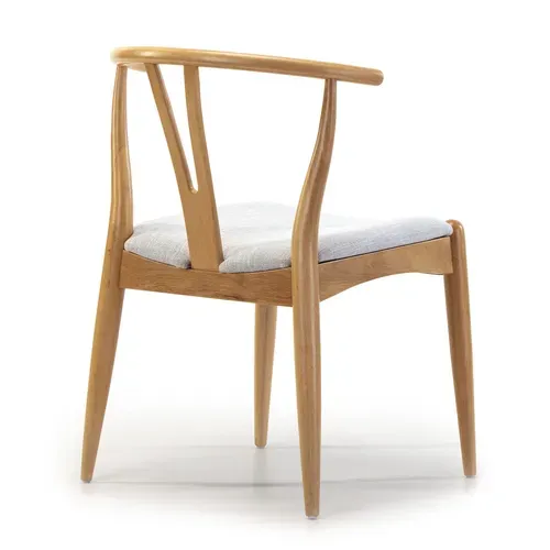Pack 2 Chaises Rustic, Couleur Chêne, Bois Massif