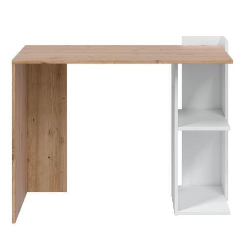 Bureau Llanes 2 Niches Bois/blanc, 100 Cm