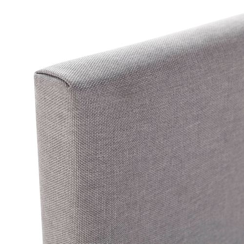 Tête De Lit Aura Recouverte De Tissu Gris Clair 140x60 Cm