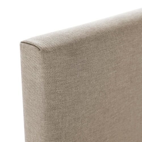 Sommier Déco Aura + Tête De Lit 90x190 Cm Beige, Hauteur 30 Cm