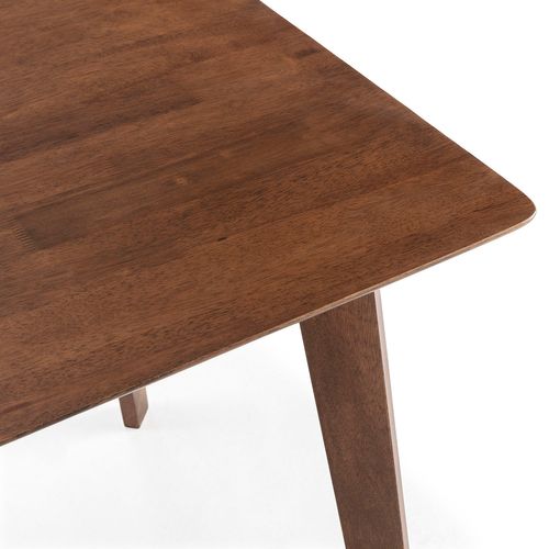 Ensemble Table 80x80 Cm Et 4 Chaises De Salle à Manger Corzo Noyer