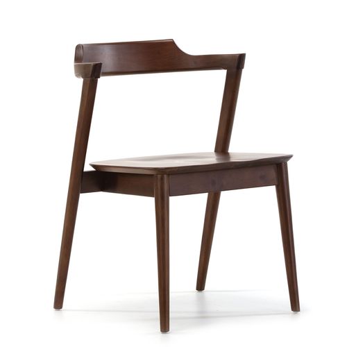 Ensemble Table 80x80 Cm Et 4 Chaises De Salle à Manger Venus Noyer