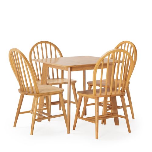 Ensemble Table 80x80 Cm Et 4 Chaises De Salle à Manger En Clarck Chêne