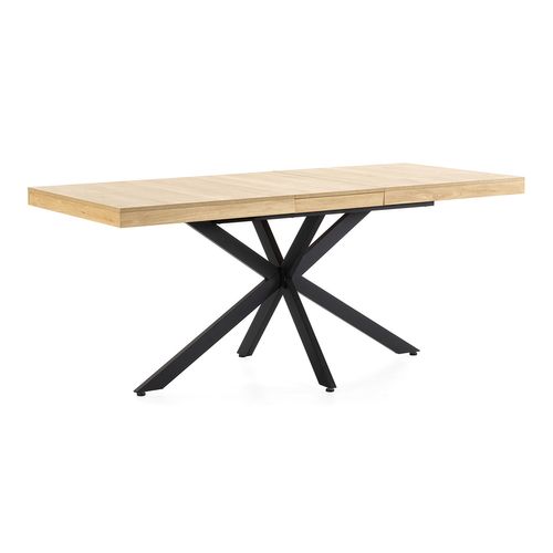 Table De Salle à Manger Extensible Genova Couleur Chêne, 140-180 Cm