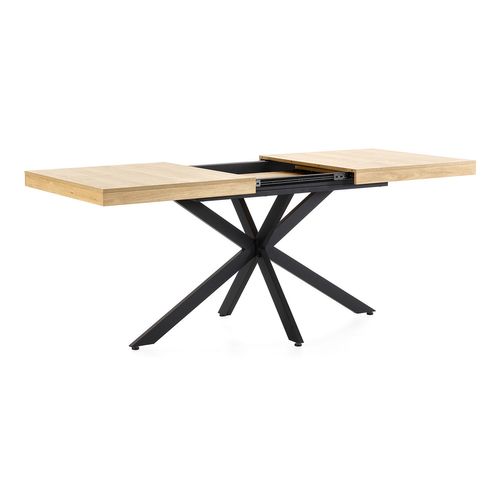 Table De Salle à Manger Extensible Genova Couleur Chêne, 140-180 Cm