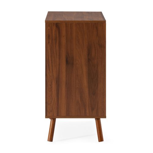 Commode Canadá 3 Tiroirs Effet Noyer