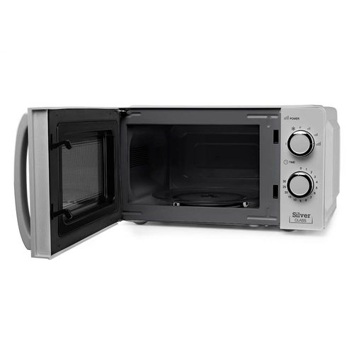 Micro-ondes Mi 2118   20 L 700 W Noir, Acier Inoxydable