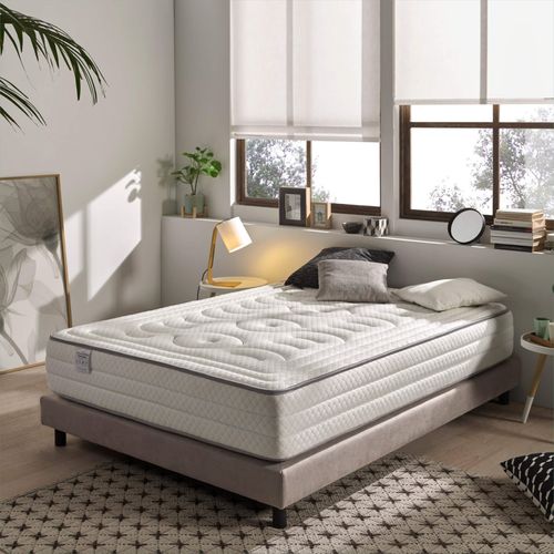 Matelas Mousse  90x190 Cm - CLASSIC - accueil Mémoire De Forme -  Épaisseur  28 Cm - Face Hiver/été