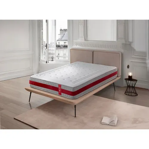 Matelas à Ressorts Ensachés 180x200 Cm RUBY SPRING - Épaisseur 30 Cm - Mi-ferme