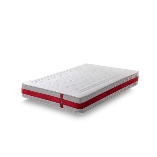 Matelas Mousse 200x200 Cm Ruby Flex - épaisseur 26 Cm - Mi-ferme -  Accueil Mémoire De Forme