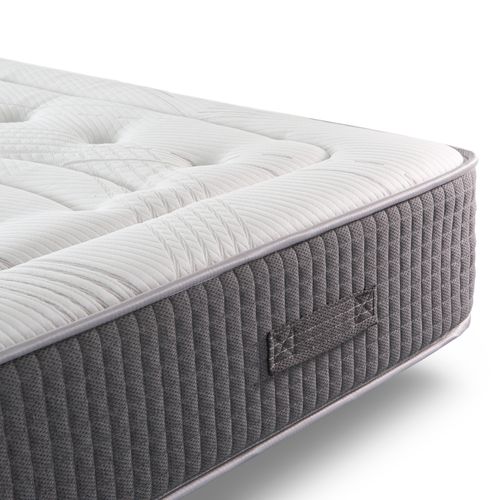 Matelas Hybride 140x190 cm MAXIMO SPRING - Accueil mémoire de forme - mi-ferme - Epaisseur 30 cm