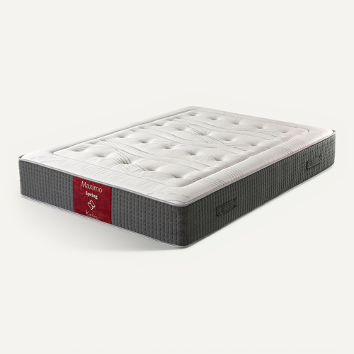 Matelas Hybride 140x190 cm MAXIMO SPRING - Accueil mémoire de forme - mi-ferme - Epaisseur 30 cm