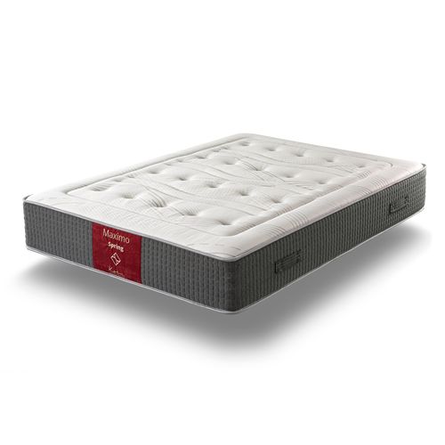 Matelas Hybride 140x200 cm MAXIMO SPRING - Mi-ferme - Epaisseur 30 cm