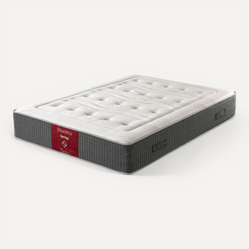 Matelas Hybride 180x200 cm MAXIMO SPRING - Accueil mémoire de forme - mi-ferme - Epaisseur 30 cm
