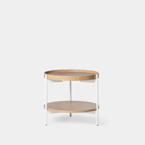 Table D'appoint En Bois Naturel 50x45cm