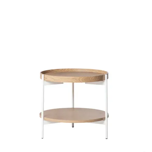 Table D'appoint En Bois Naturel 50x45cm