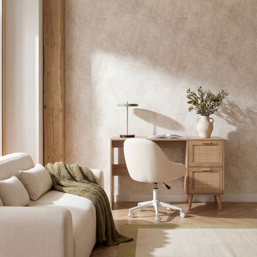 Bureau D'écriture En Rotin Naturel 120x76cm