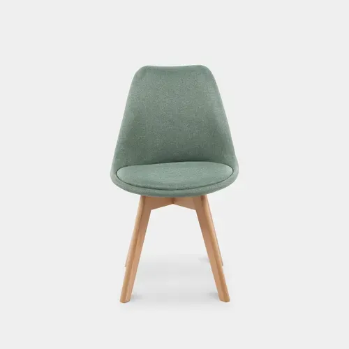 Chaise De Salle à Manger En Tissu Menthe 49x82cm